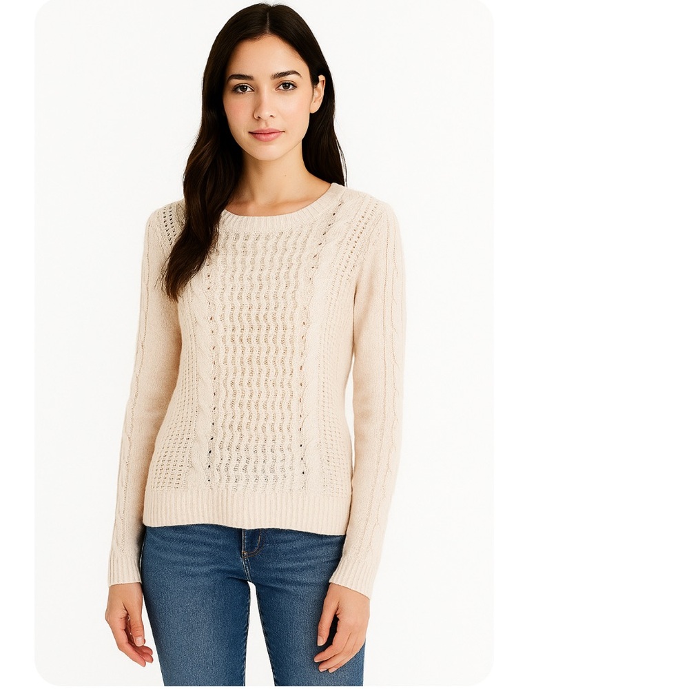H&M pale pink sweater, XS